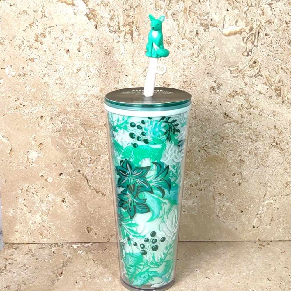 Starbucks 2022 Holiday Enchanted Forest 24oz Acrylic Tumbler